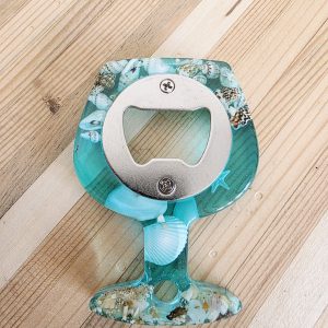 Décapsuleur - Coquillages — décapsuleur en résine époxy fait main, pièce unique