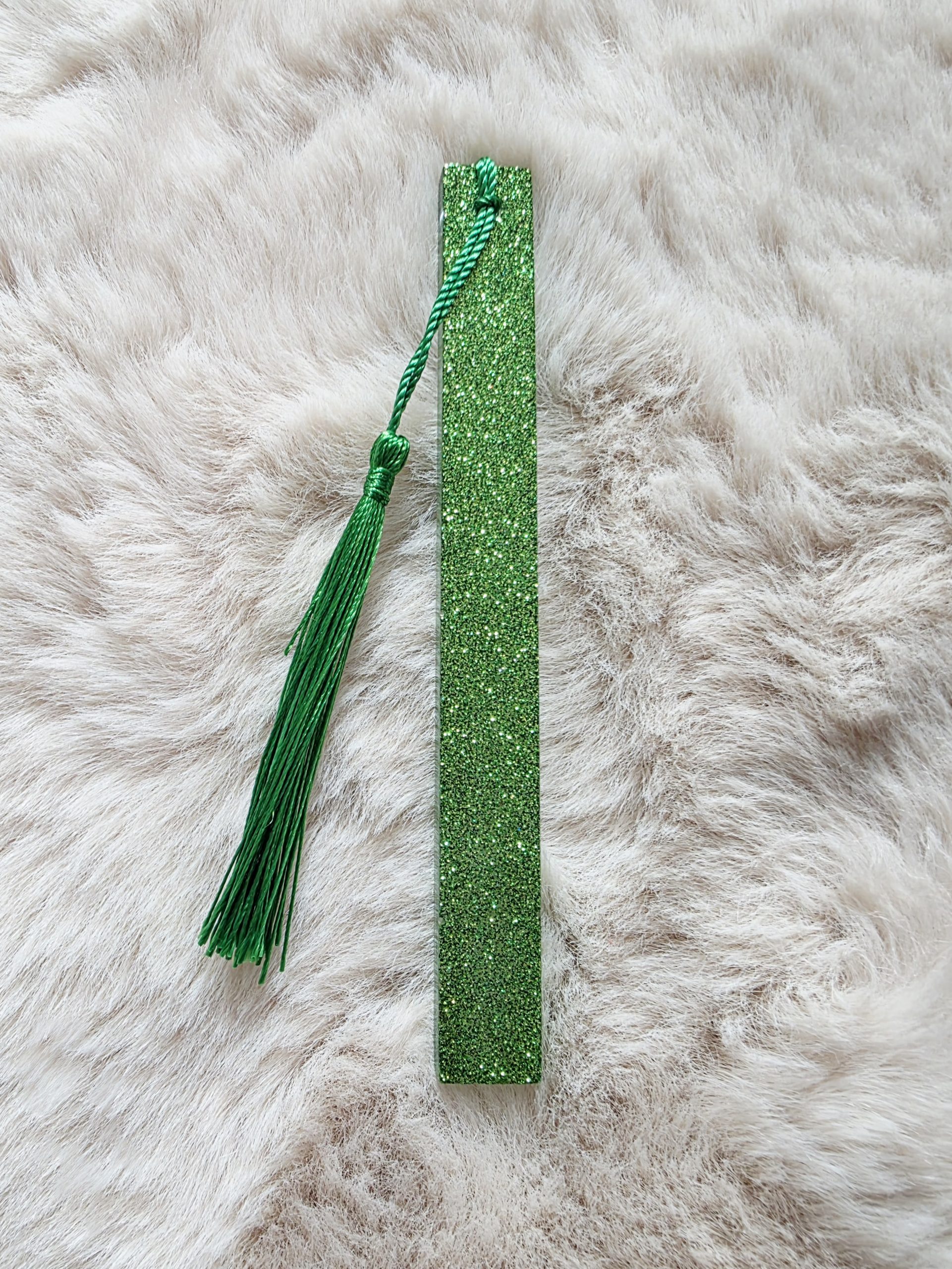 Marque-page - Paillettes — marque-page en résine époxy fait main, pièce unique