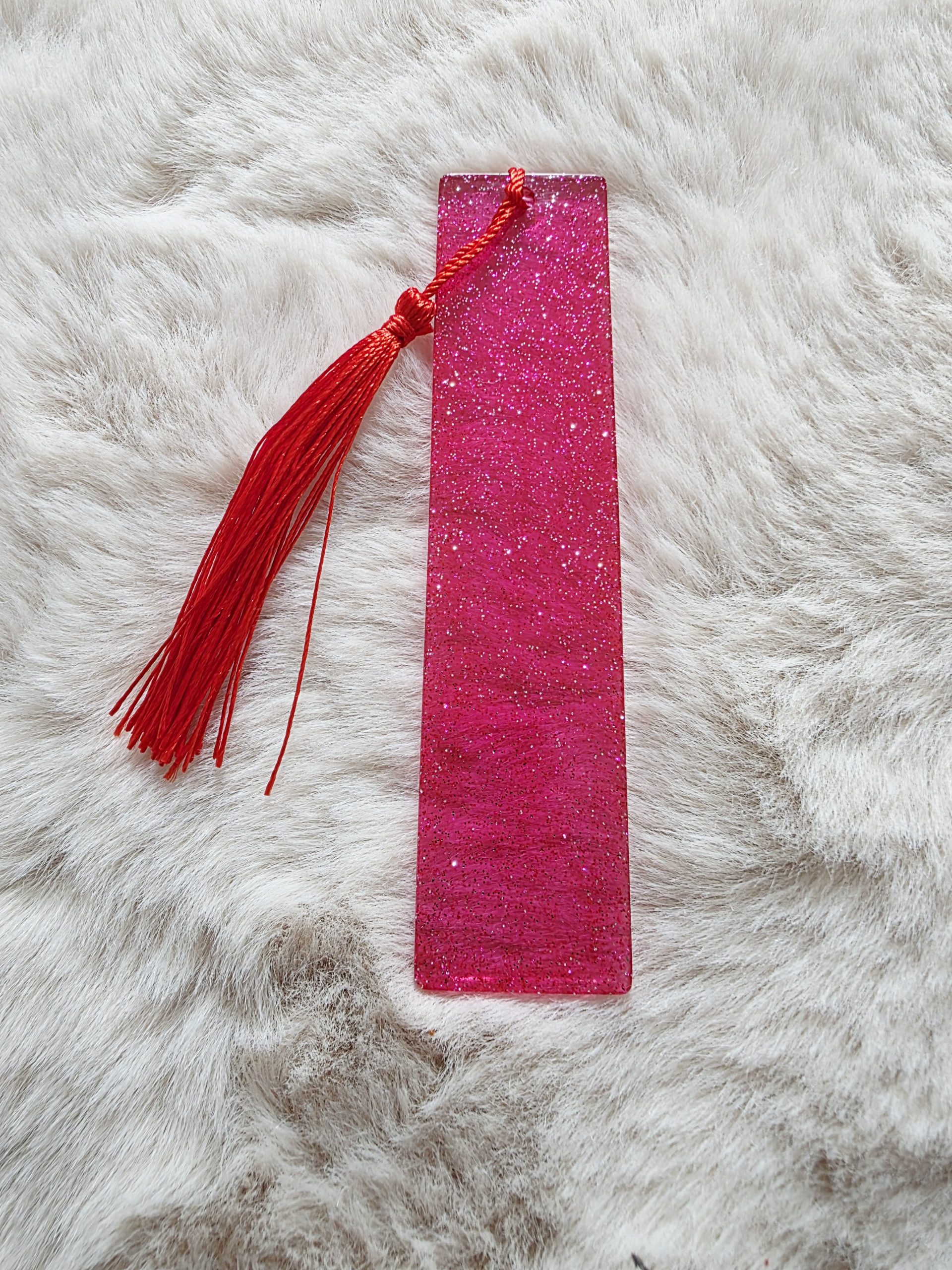 Marque-page - Paillettes — marque-page en résine époxy fait main, pièce unique