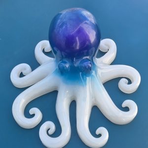 Poulpe — figurine en résine époxy fait main, pièce unique